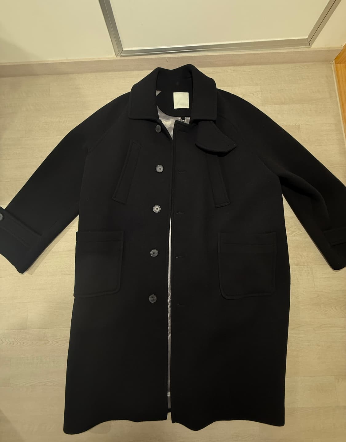 [1]언더마이카 리전 발마칸 오버사이즈 울 코트 상품이미지1