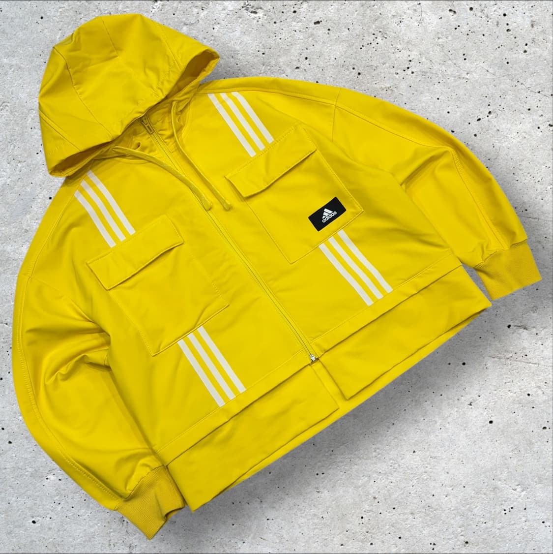 [L] 아디다스 스트리트 옐로우 후드 자켓 C941 상품이미지1