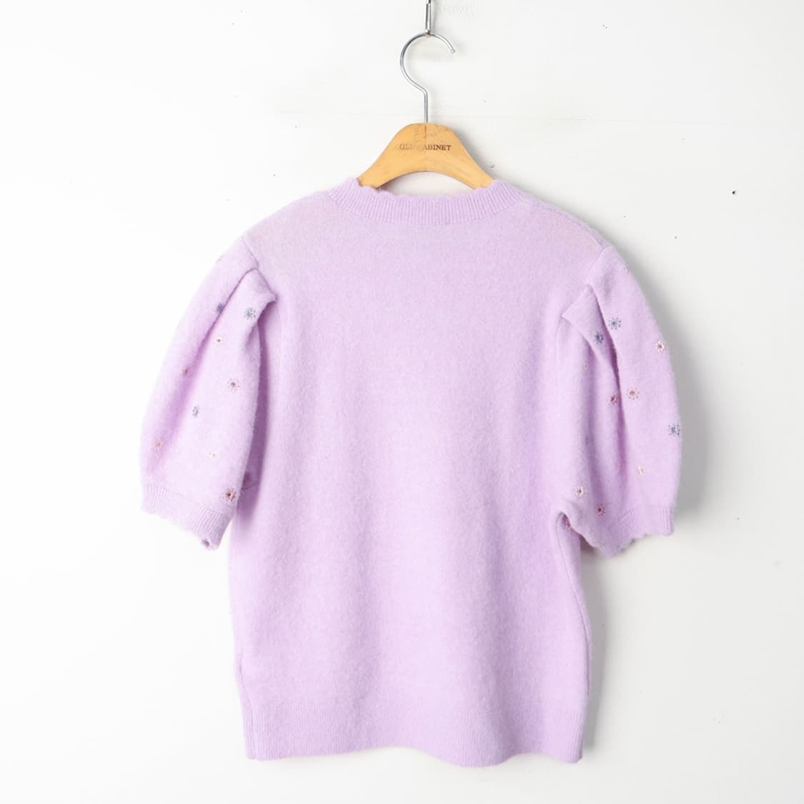 55/앤아더스토리즈 알파카 울 반팔 니트 상품이미지2