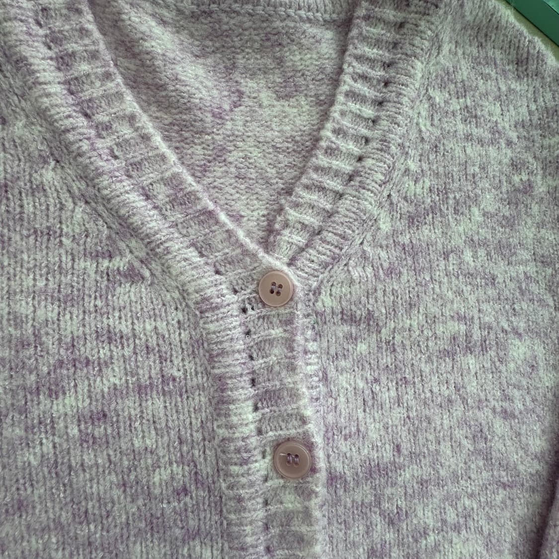 라벤더 색감 예쁜 니트 가디건 상품이미지4