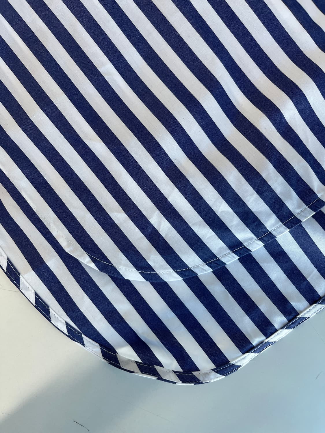 코스 스트라이프 롱 셔츠 블루/화이트 40 상품이미지9