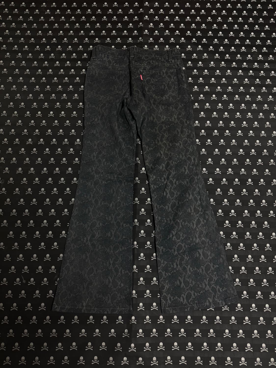 “Tornado Mart” Python flare pants  상품이미지2