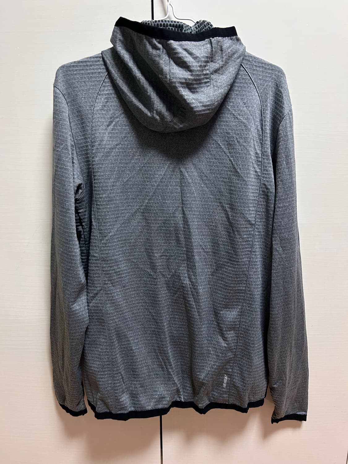 뉴발란스 그레이 후드 집업 L 상품이미지2