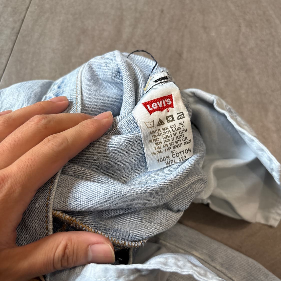 리바이스 정품 501 데님 팬츠 바지 상품이미지6