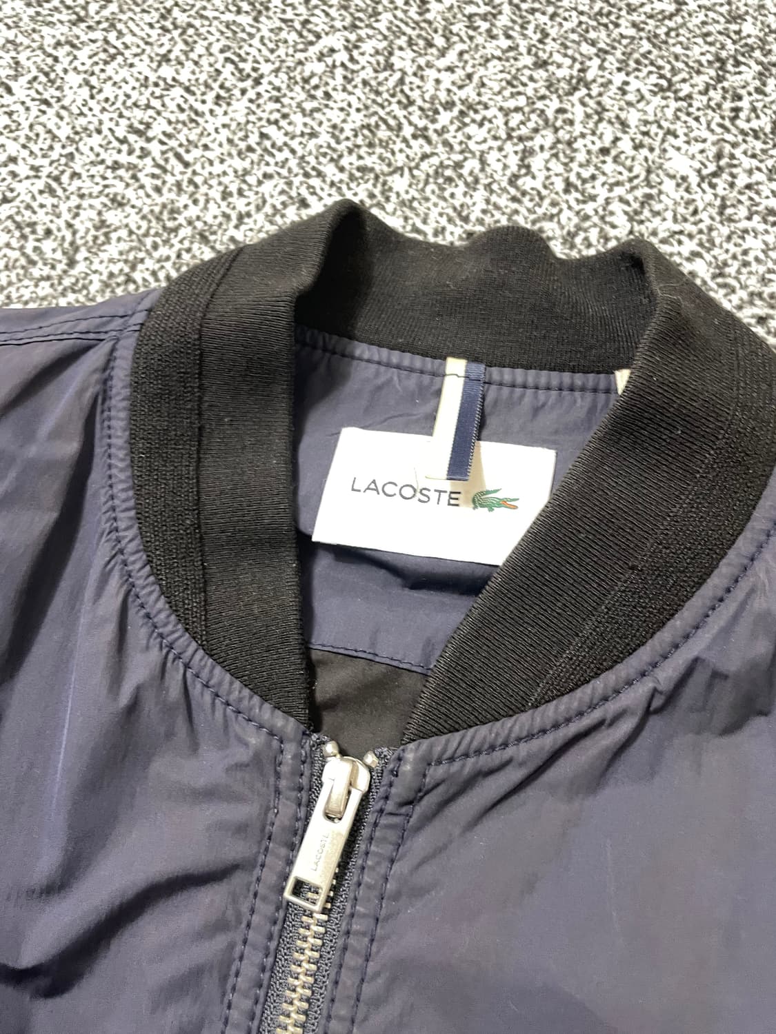 빈티지9. Lacoste 라코스테 블루종 자켓 점퍼 네이비 스몰로고 상품이미지2