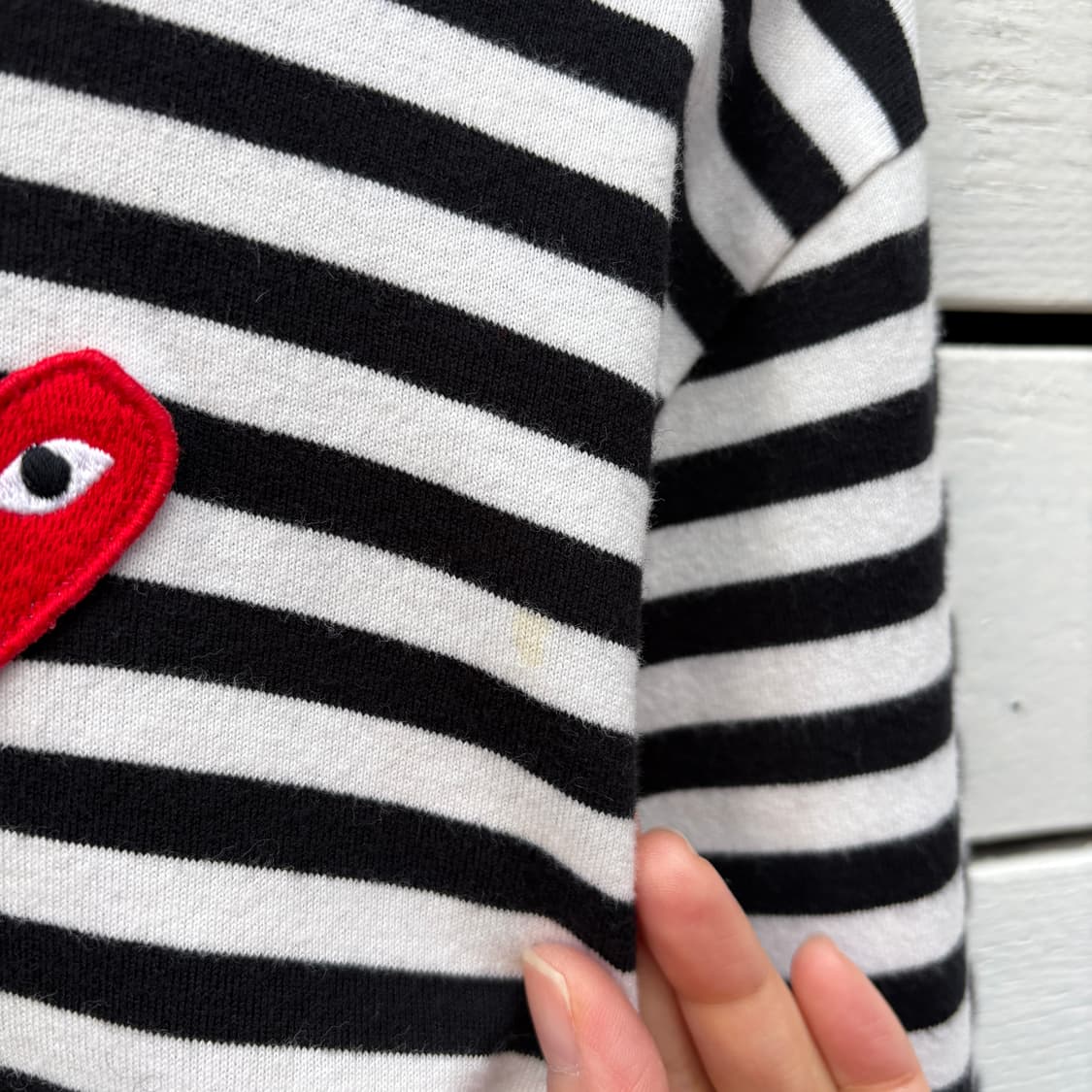 Comme des Garcons 꼼데가르송 스트라이프 롱슬리브 티셔츠 상품이미지4