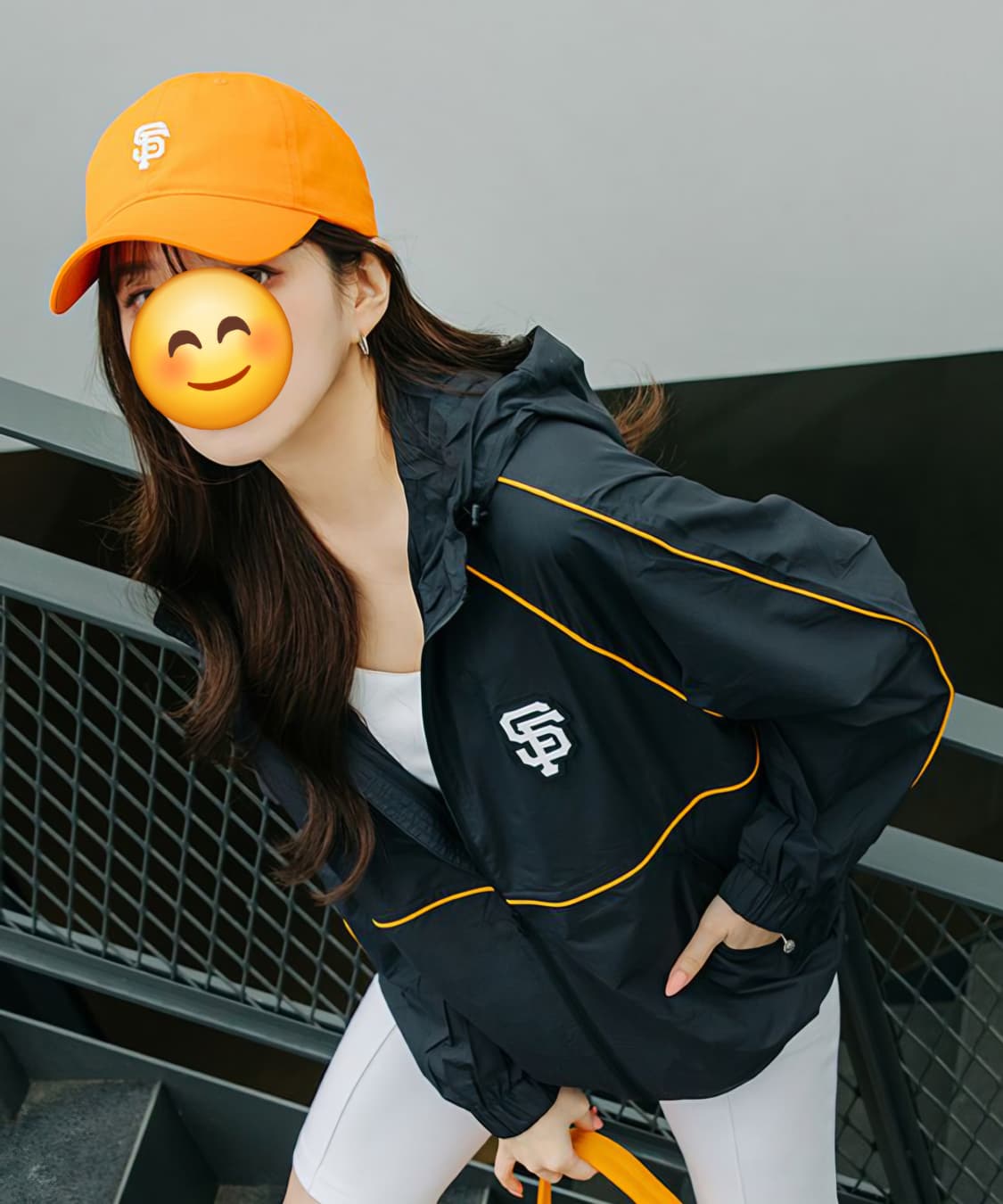 MLB 베이직 썸머 파이핑 바람막이 XS 상품이미지1