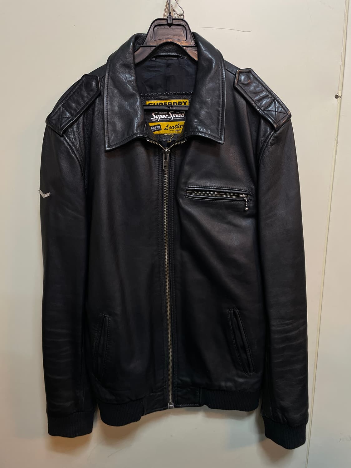 슈퍼드라이 가죽 자켓 상품이미지1