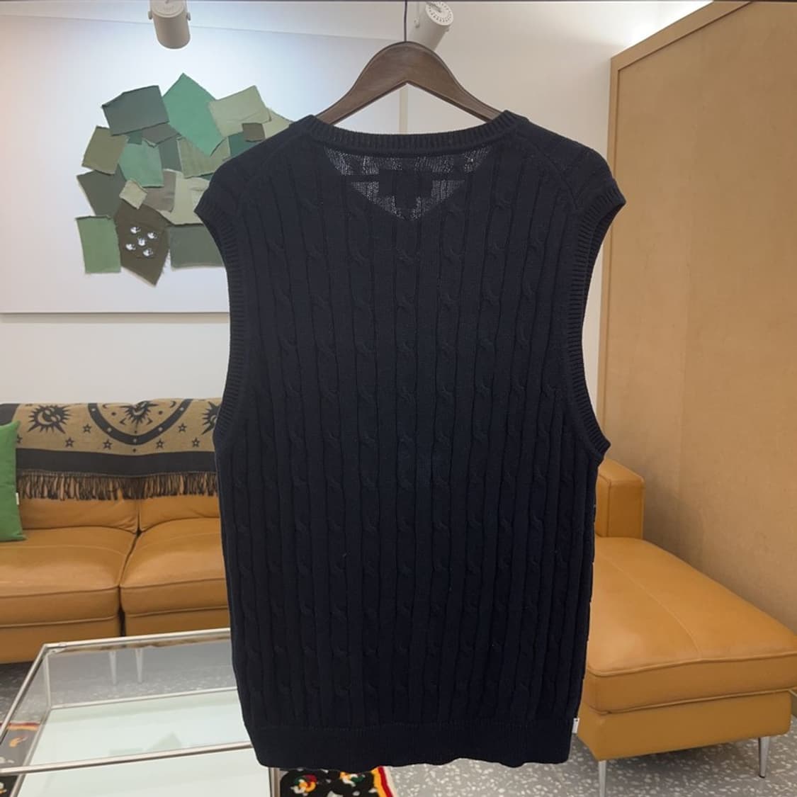 디스이즈네버댓 꽈배기 코튼 니트 조끼 베스트 95 C06386 상품이미지4