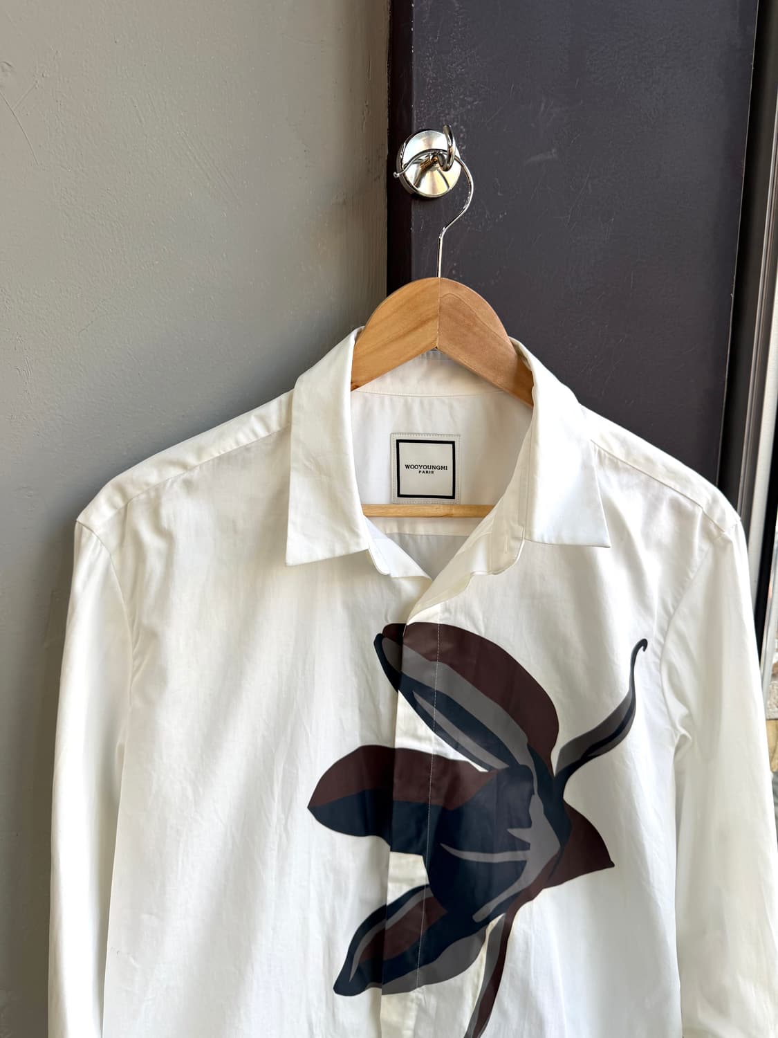 50/ 우영미 플라워패턴 화이트 셔츠 상품이미지3