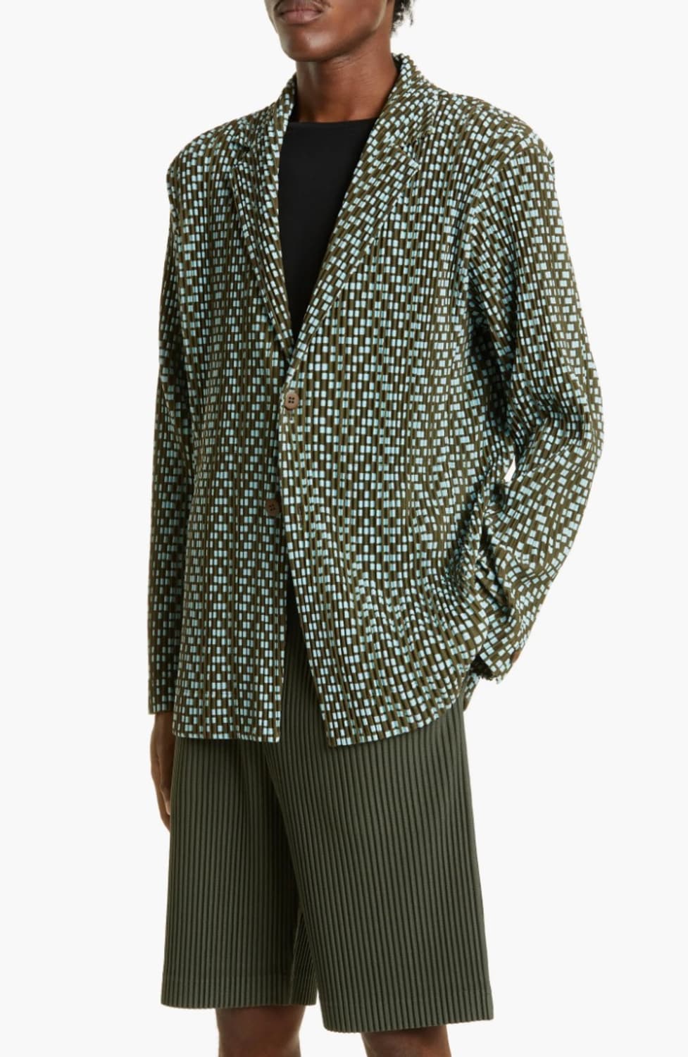 옴므플리세 베이직 자켓 Khaki & Blue Cedar 3 상품이미지9