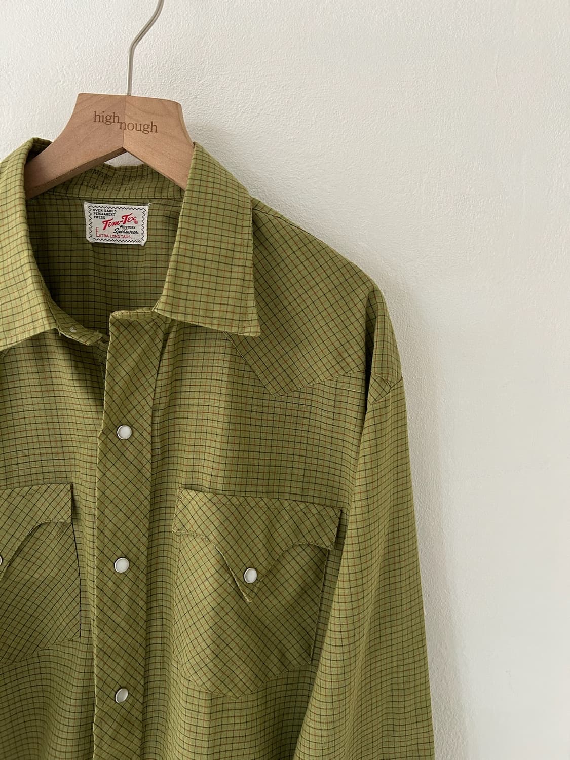 60-70's Tem-Tex Western Sportswear Green 상품이미지2