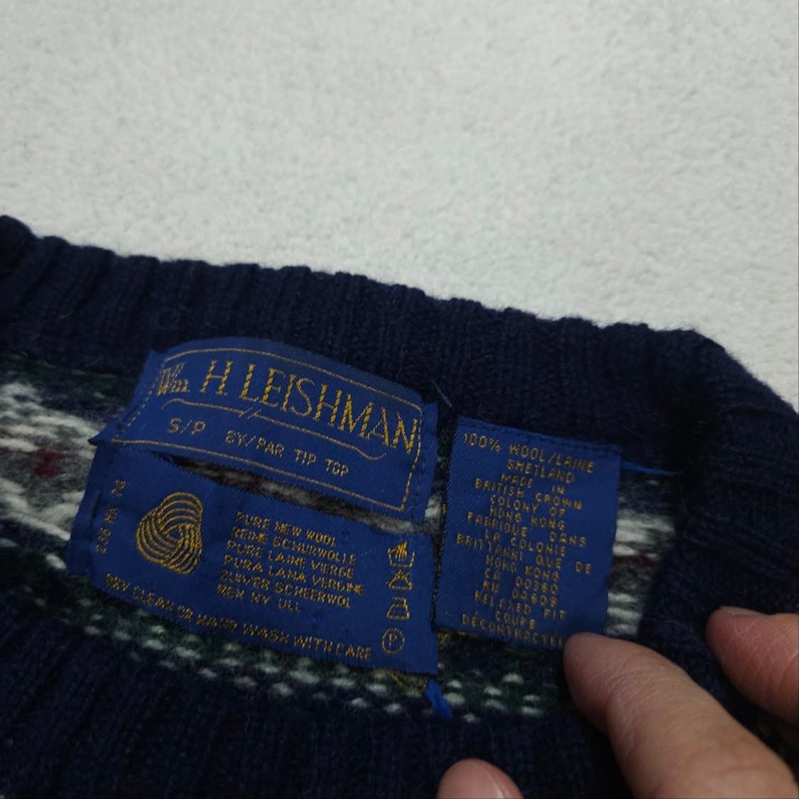 빈티지 페어아일 니트 상품이미지4