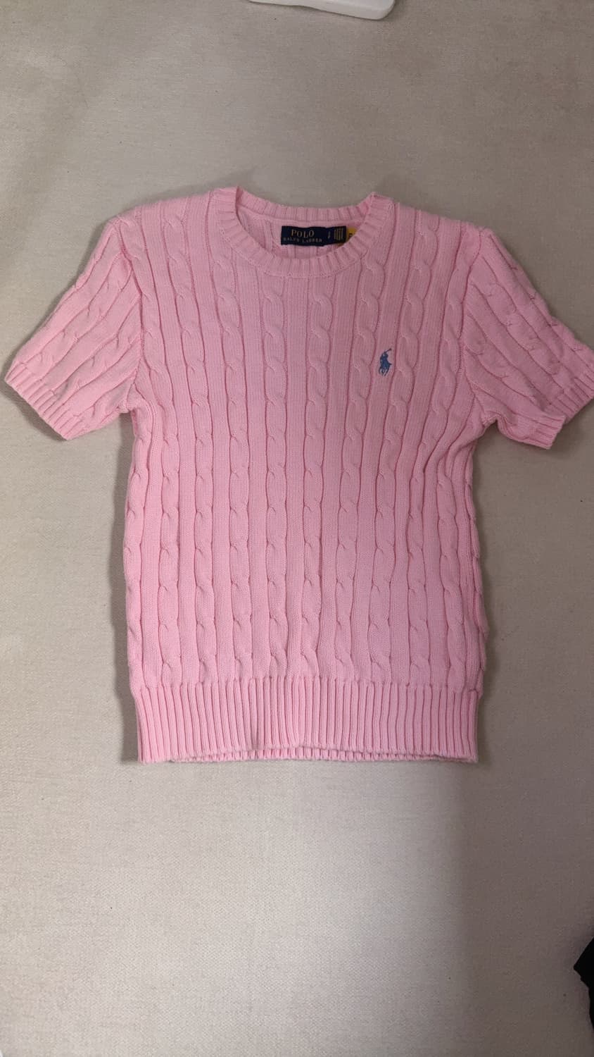 [새상품] 폴로랄프로렌 케이블 니트 반팔 상품이미지1