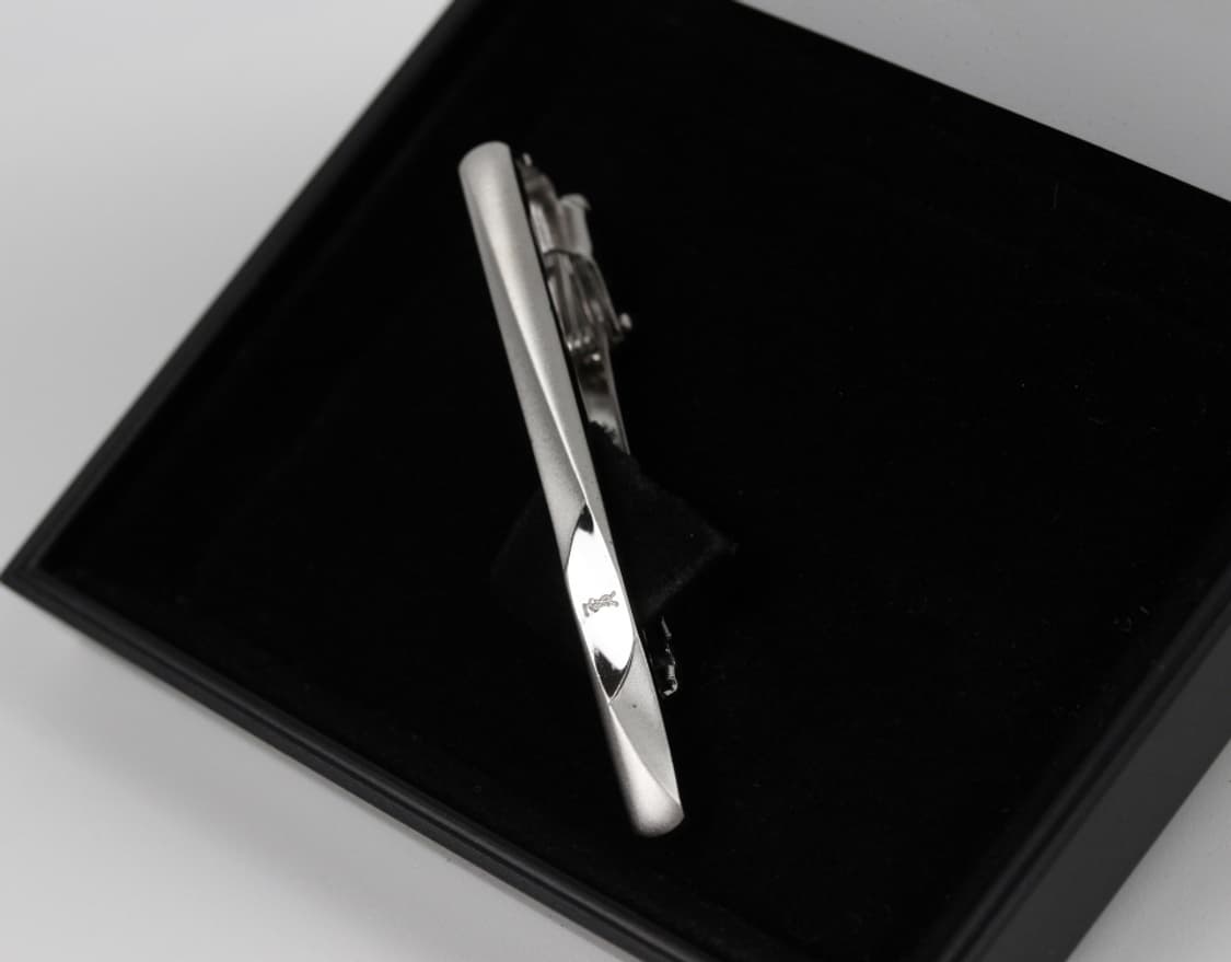 입생로랑 B+등급 5.5cm 남자 명품 넥타이핀 빈티지 상품이미지1