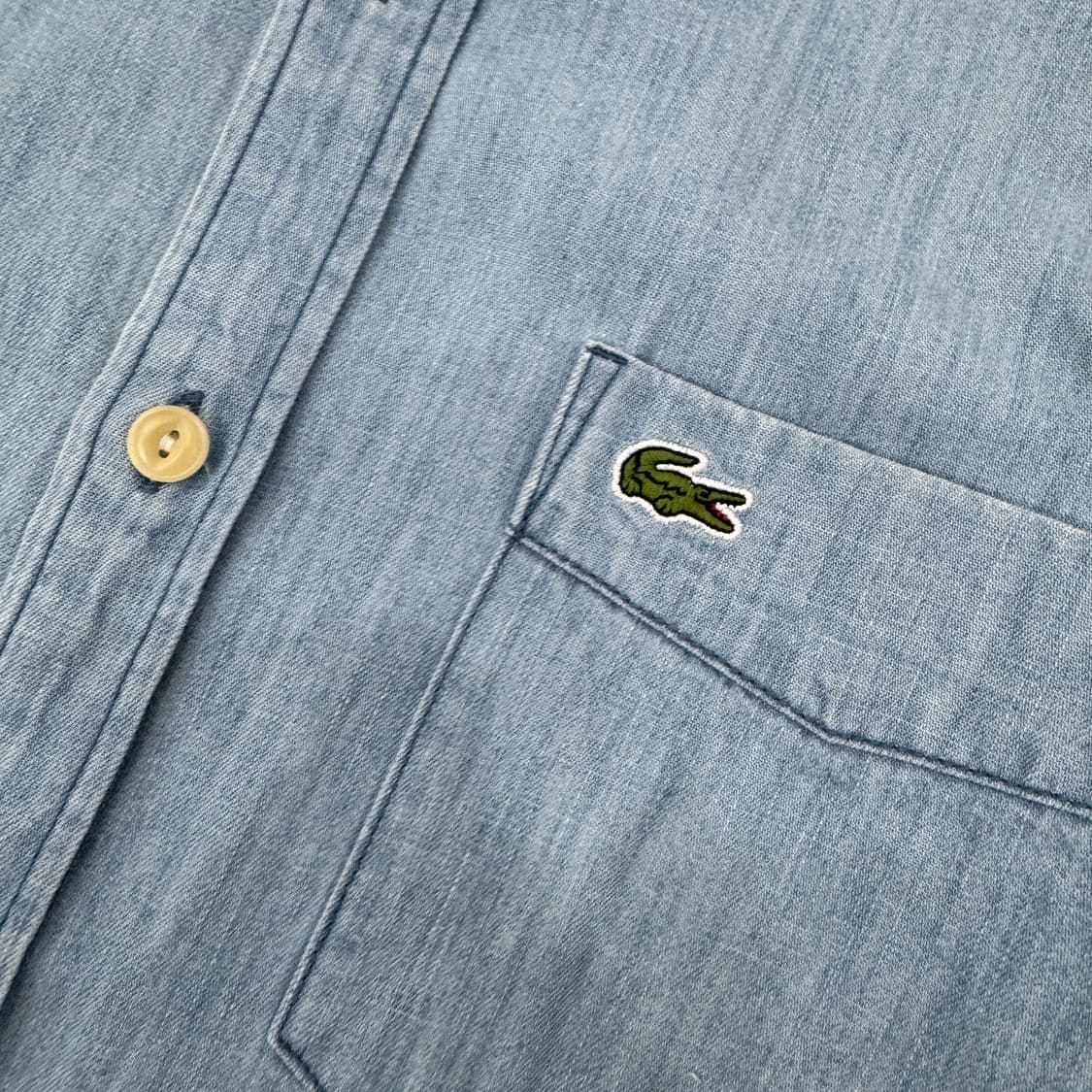 105 라코스테 슬림핏 데님 남방 셔츠  상품이미지3