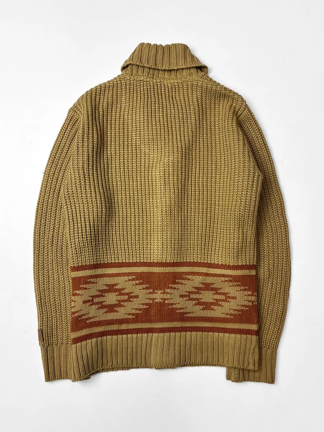 오베이 프로파간다 패턴드 숄카라 니트 가디건 PN5127 상품이미지5