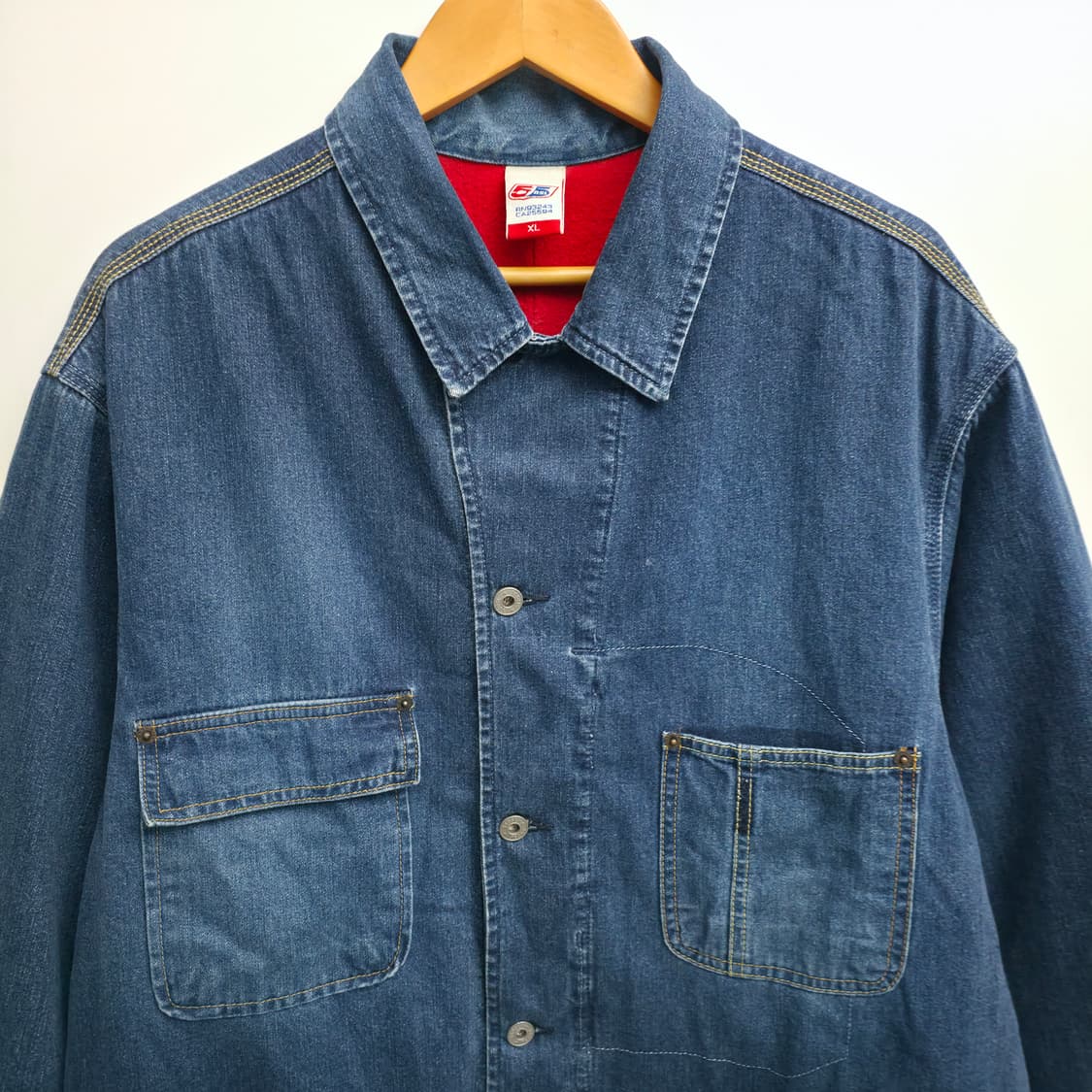 [XL] 90's 빈티지 데님 초어 자켓 상품이미지2