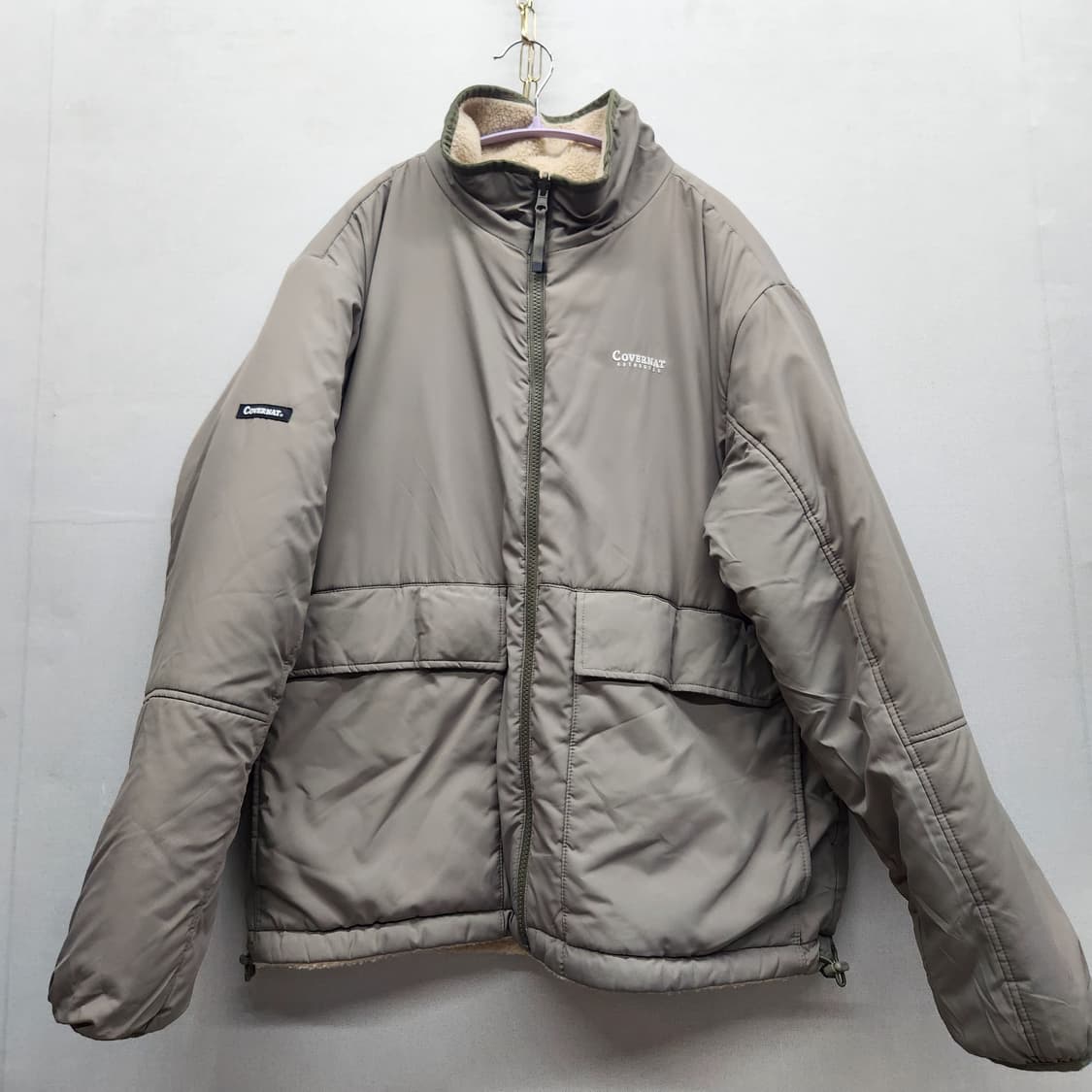 커버낫 패딩/뽀글이 리버시블 스트링 M(XL) 상품이미지2