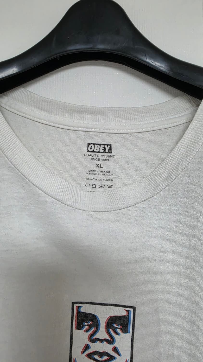 OBEY 아이콘 로고 반팔 티셔츠 상품이미지3