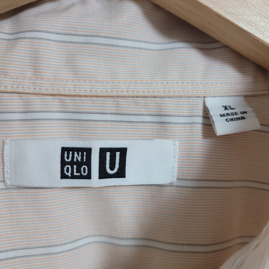 (XL) UNIQLO U 유니클로 유메르 스트라이프 셔츠 남방 상품이미지2