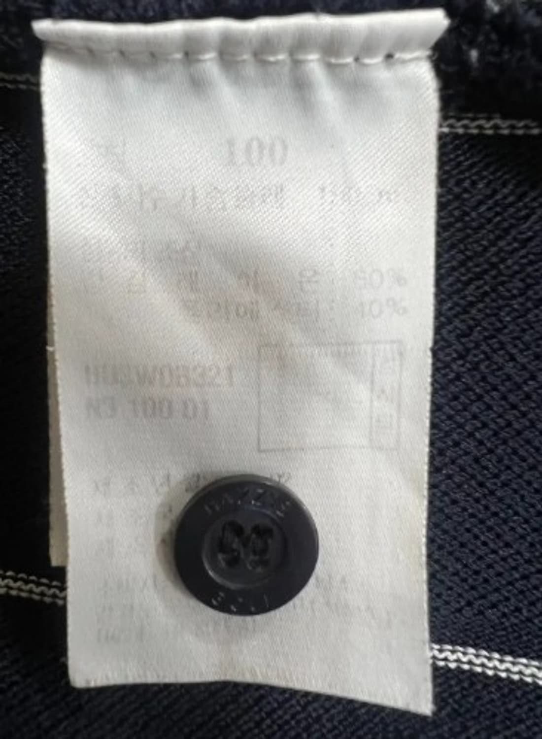 헤지스골프 남성 골프니트 카라티셔츠 100 상품이미지5