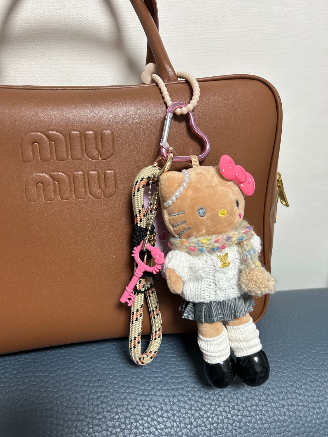 (16)롱다리키티 커스텀키링-🧸💗  윈터 니트 에디션 상품이미지4