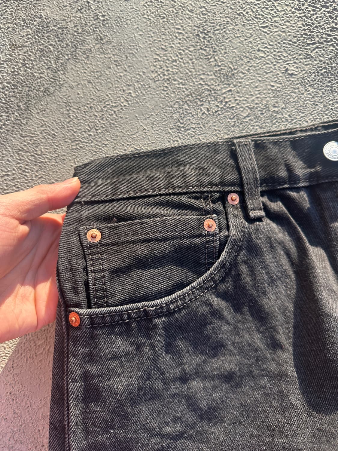 [32] 리바이스 517 블랙 부츠컷 데님팬츠 상품이미지8