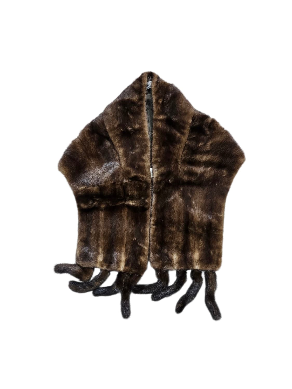 피에르발망 브라운 밍크 숄 머플러 상품이미지2