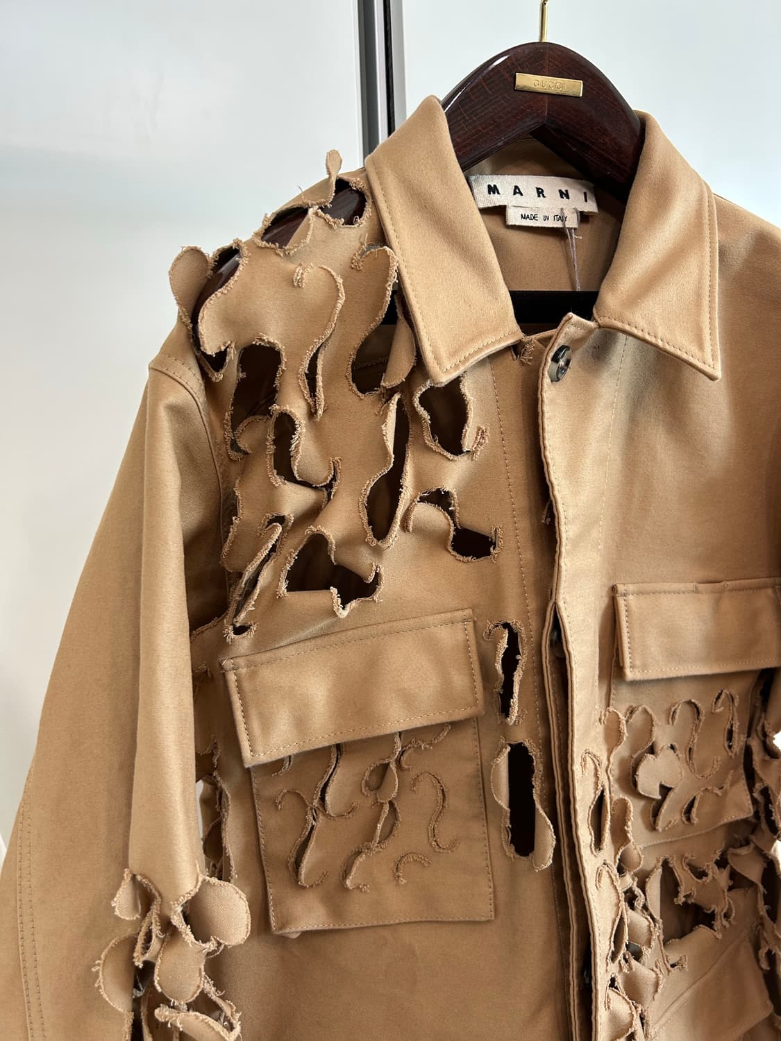 마르니 카모 레이저컷 자켓 상품이미지4