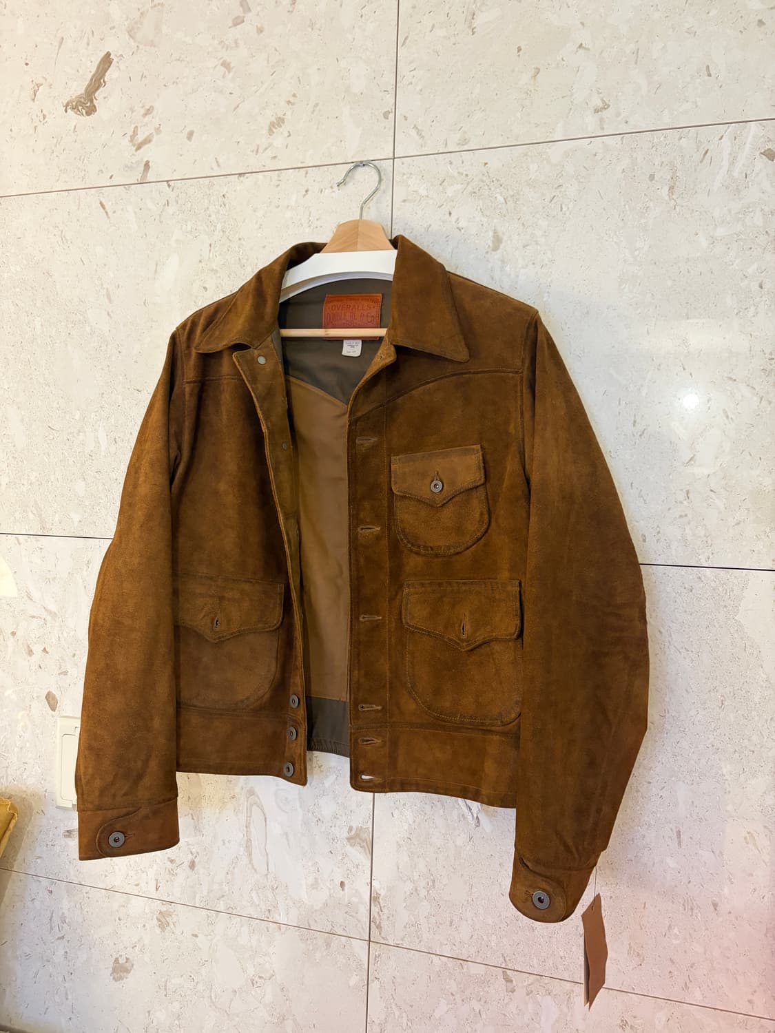 더블알엘 rrl 러프아웃 스웨이드 자켓 S 상품이미지1