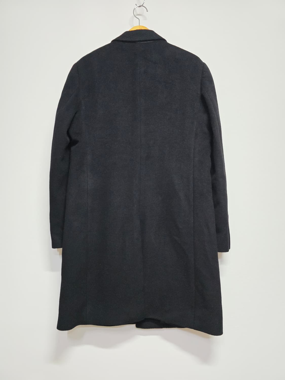 지오지아 모캐시미어혼방 블랙 남성 코트100 상품이미지4