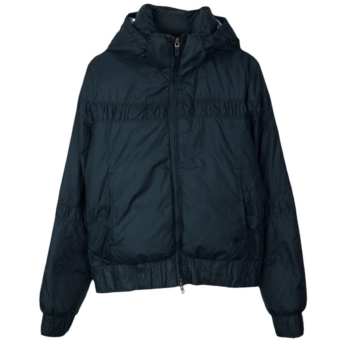 [나이키] 후드 봄버 패딩 자켓 블랙 M16369 상품이미지2