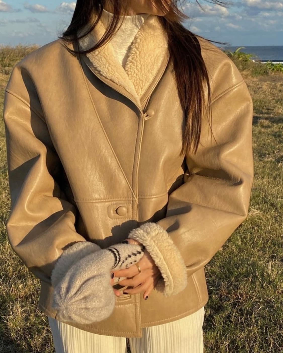 we are 무스탕 상품이미지1