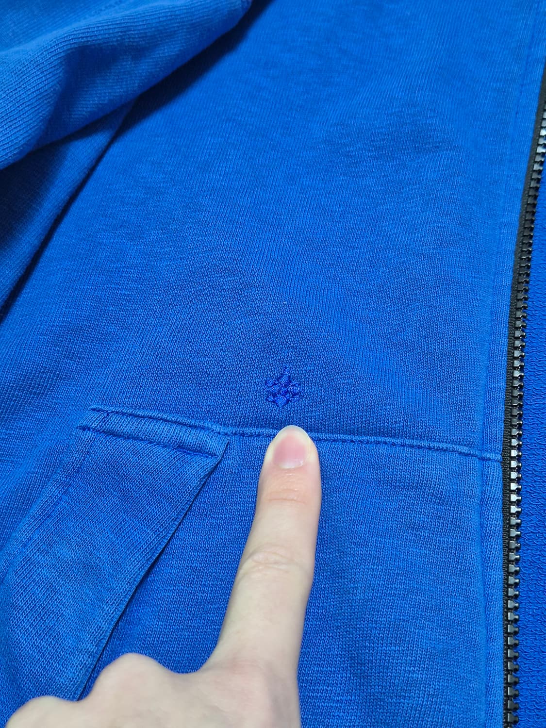 정품 스톤아일랜드 후드집업 95-M 파란색  상품이미지7