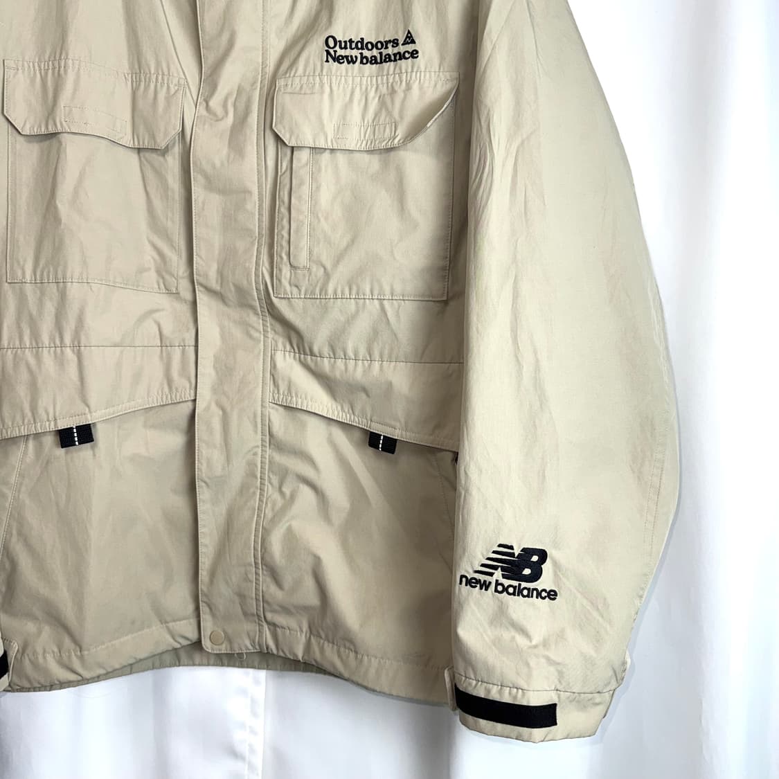뉴발란스 아웃도어 마운틴 파카 우븐 바람막이 집업 점퍼 자켓 상품이미지8