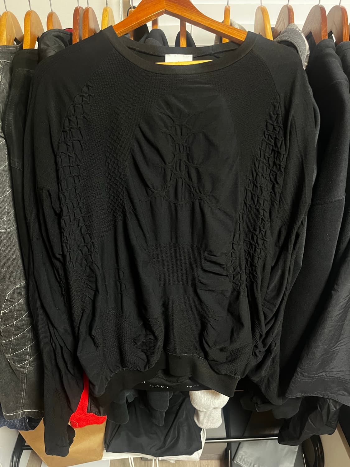 (M) Roa Round Neck 2.0 3D Seamless Black 상품이미지3