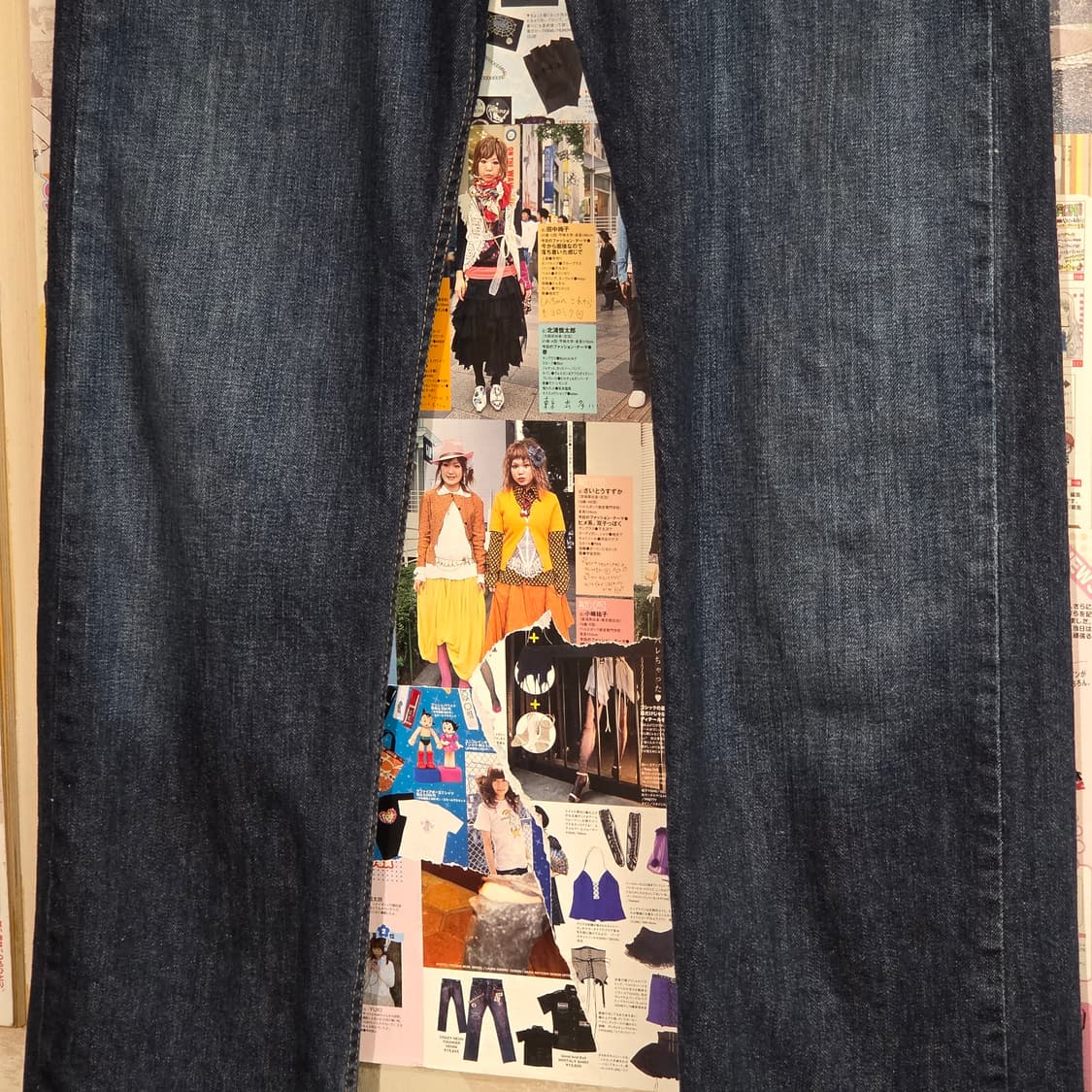 리바이스 505 진청 데님 팬츠 상품이미지7