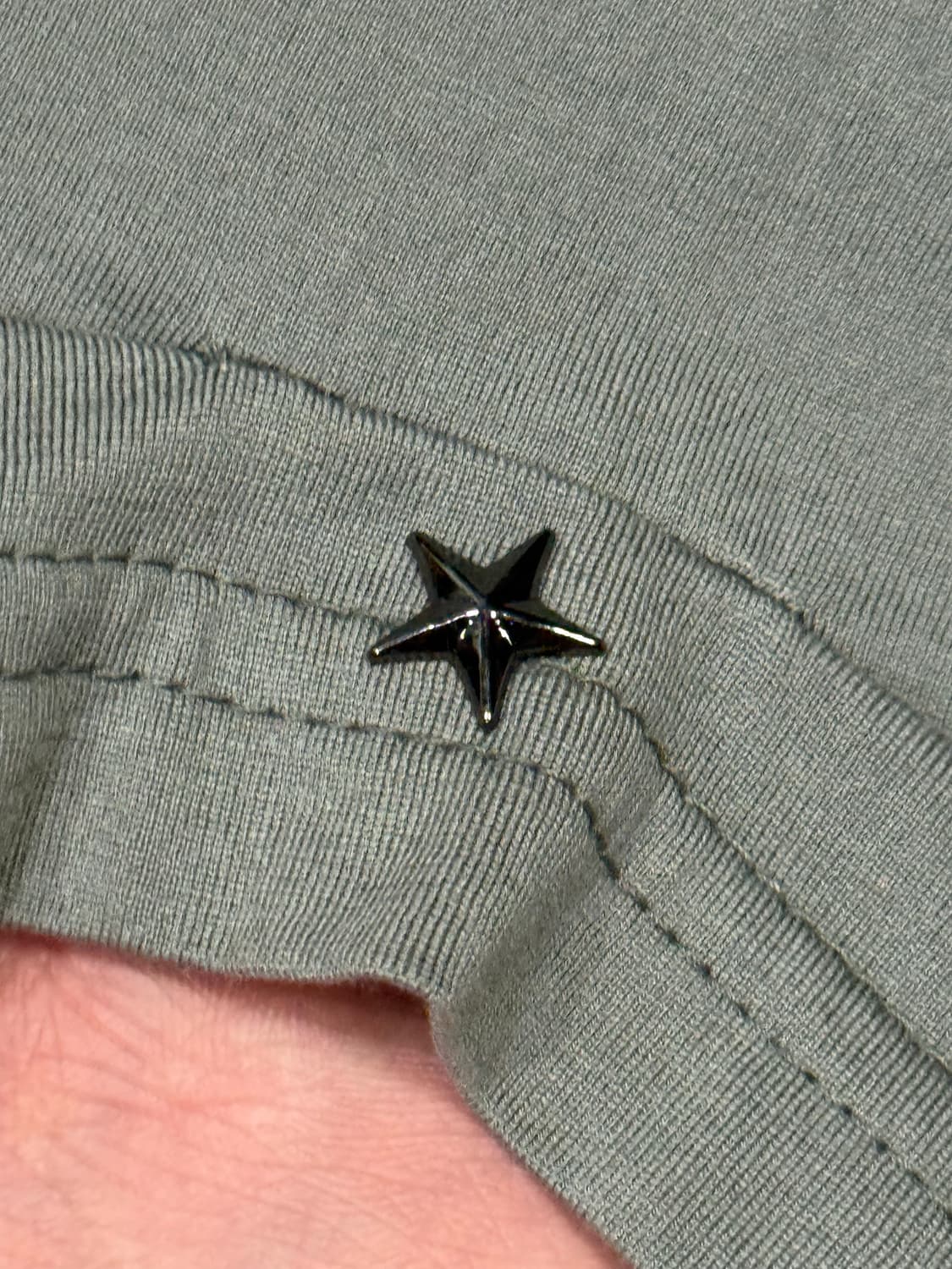 히스테릭 글래머 실제 별 스터드 디테일 락스타 히스걸 반팔 티셔츠 상품이미지4