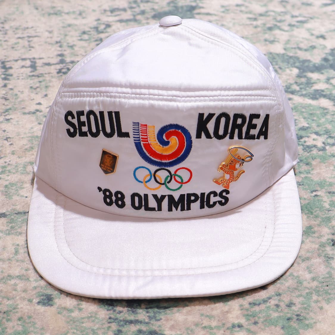 VTG 1988서울 올림픽 공식 프로모 모자 빈티지 모자 뱃지포함 상품이미지2