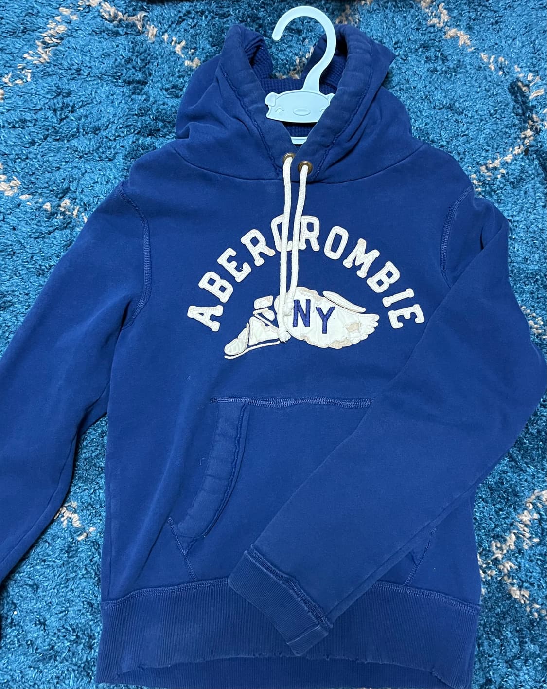 아베크롬비 블루 후드티 상품이미지1
