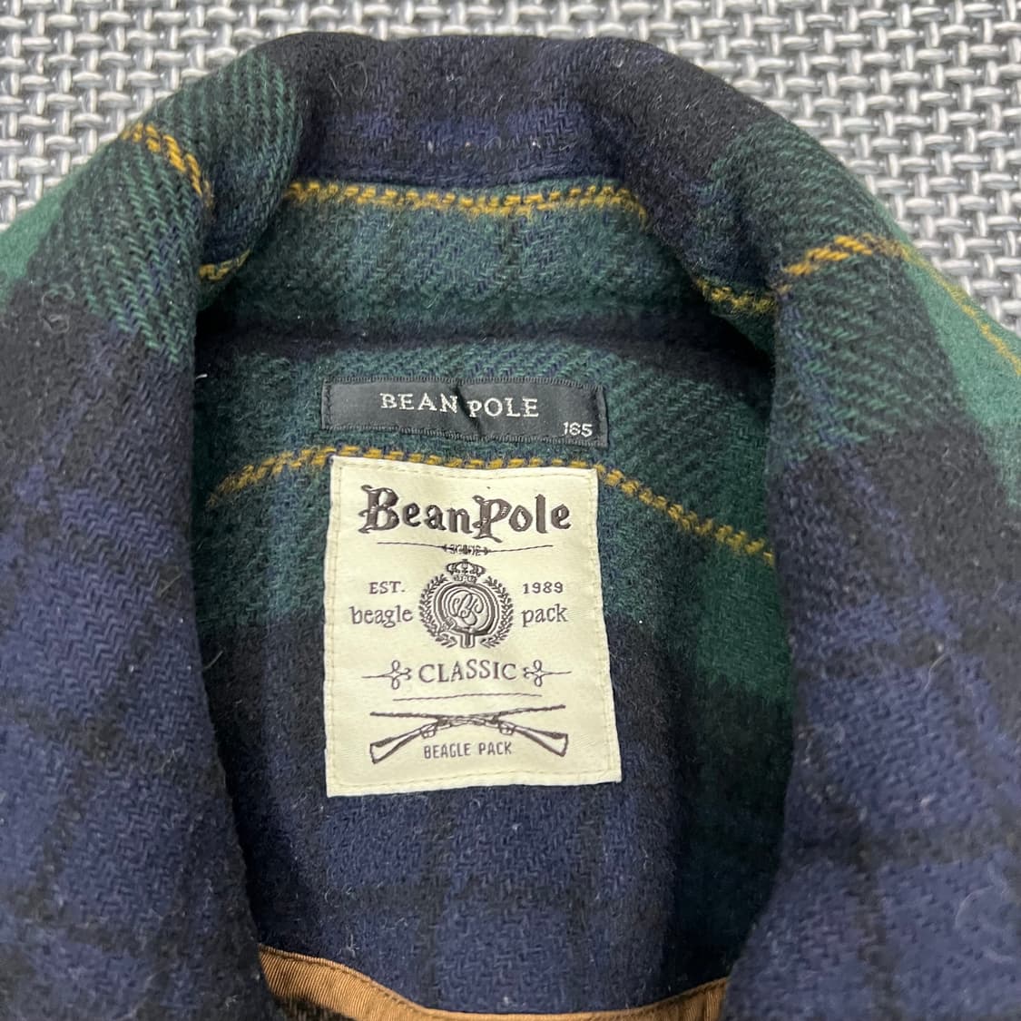 빈폴 체크 떡볶이코트 상품이미지2