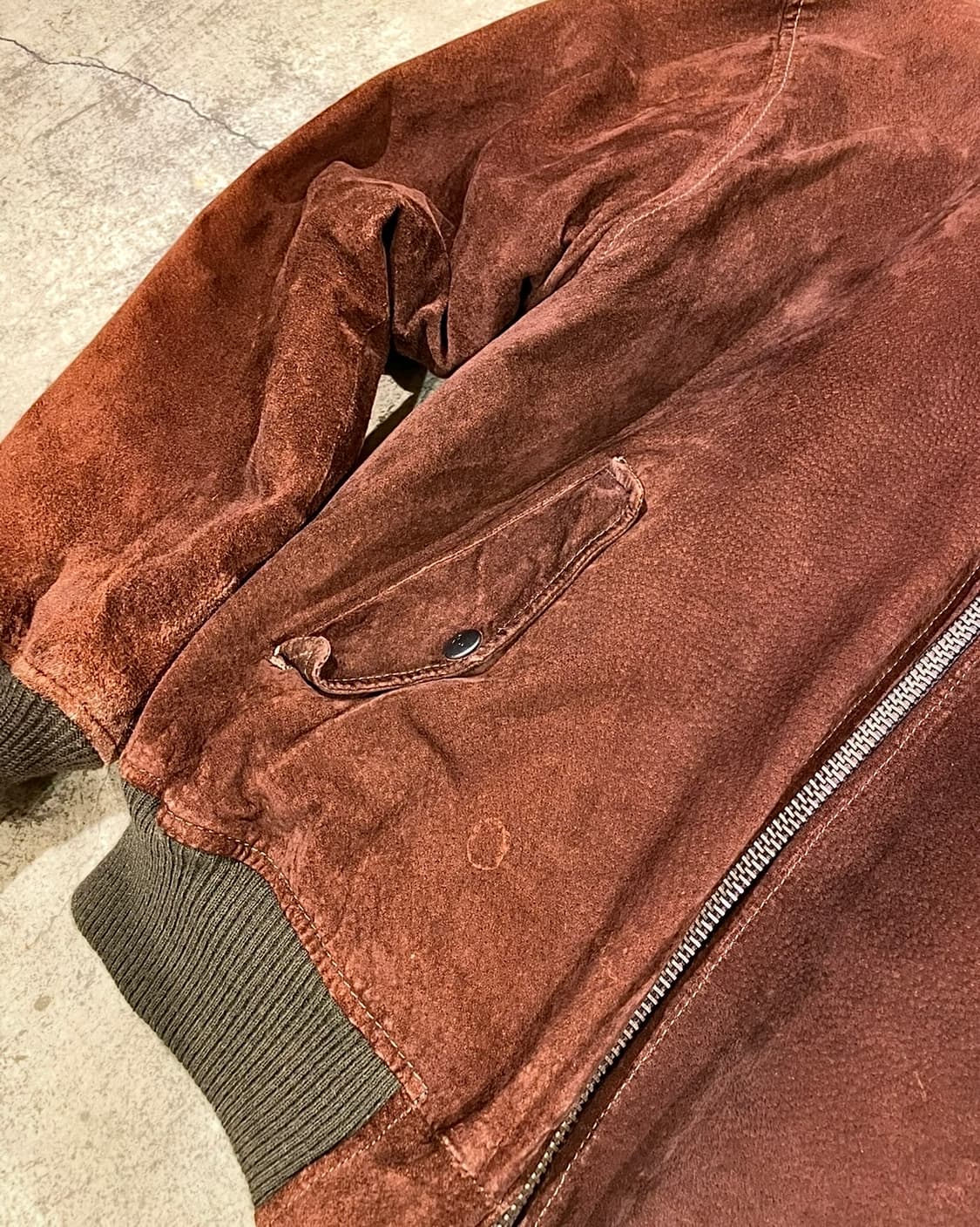 스웨이드 블루종 타입 자켓 (B5109) 상품이미지6