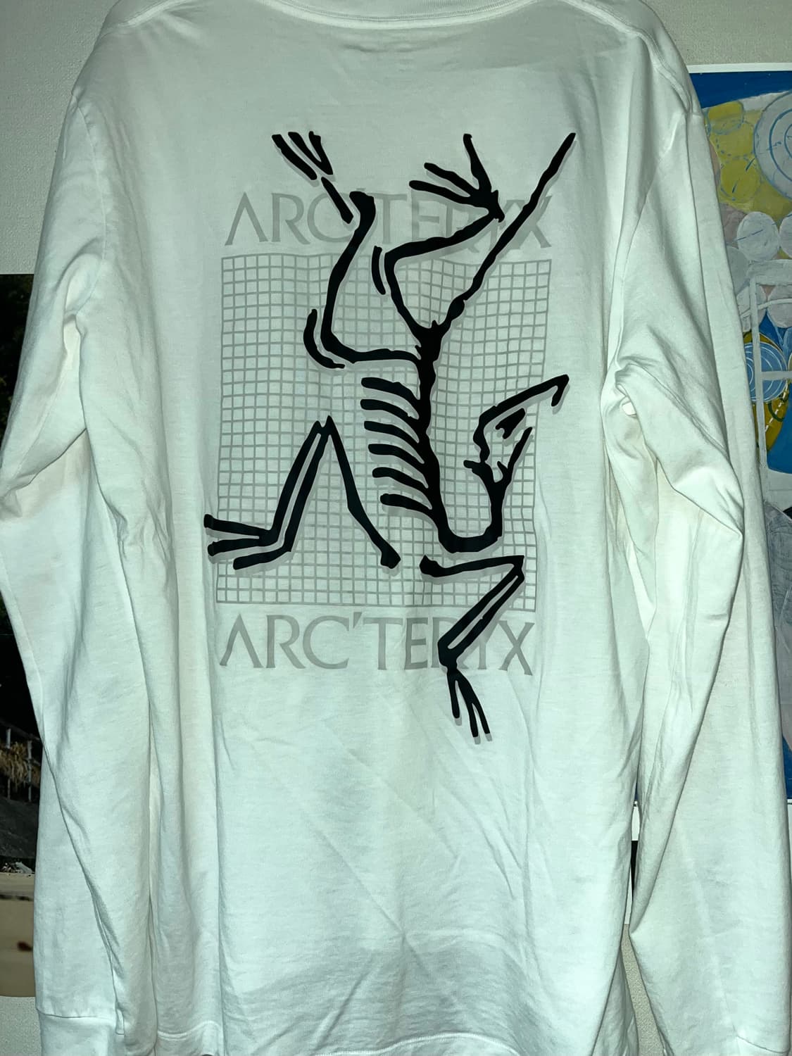 아크테릭스 아크멀티 버드 로고 롱슬리브 티셔츠 화이트 라이트 상품이미지1