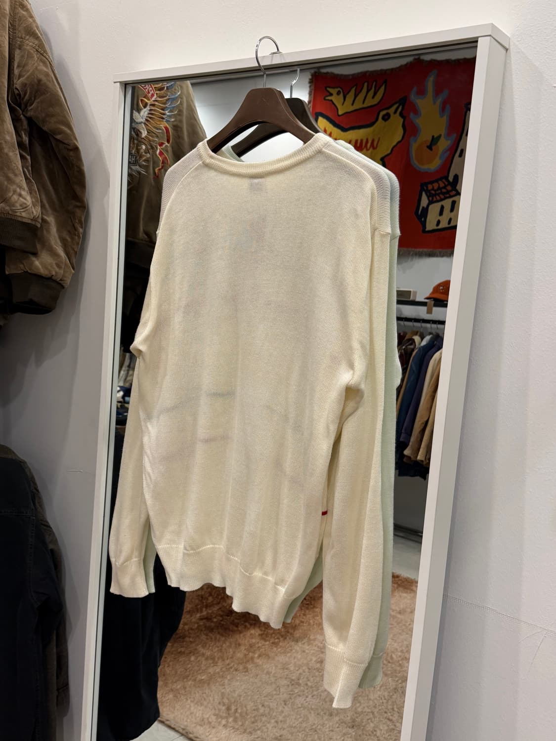 90s Lacoste 라코스테 스트라이프 니트 상품이미지5