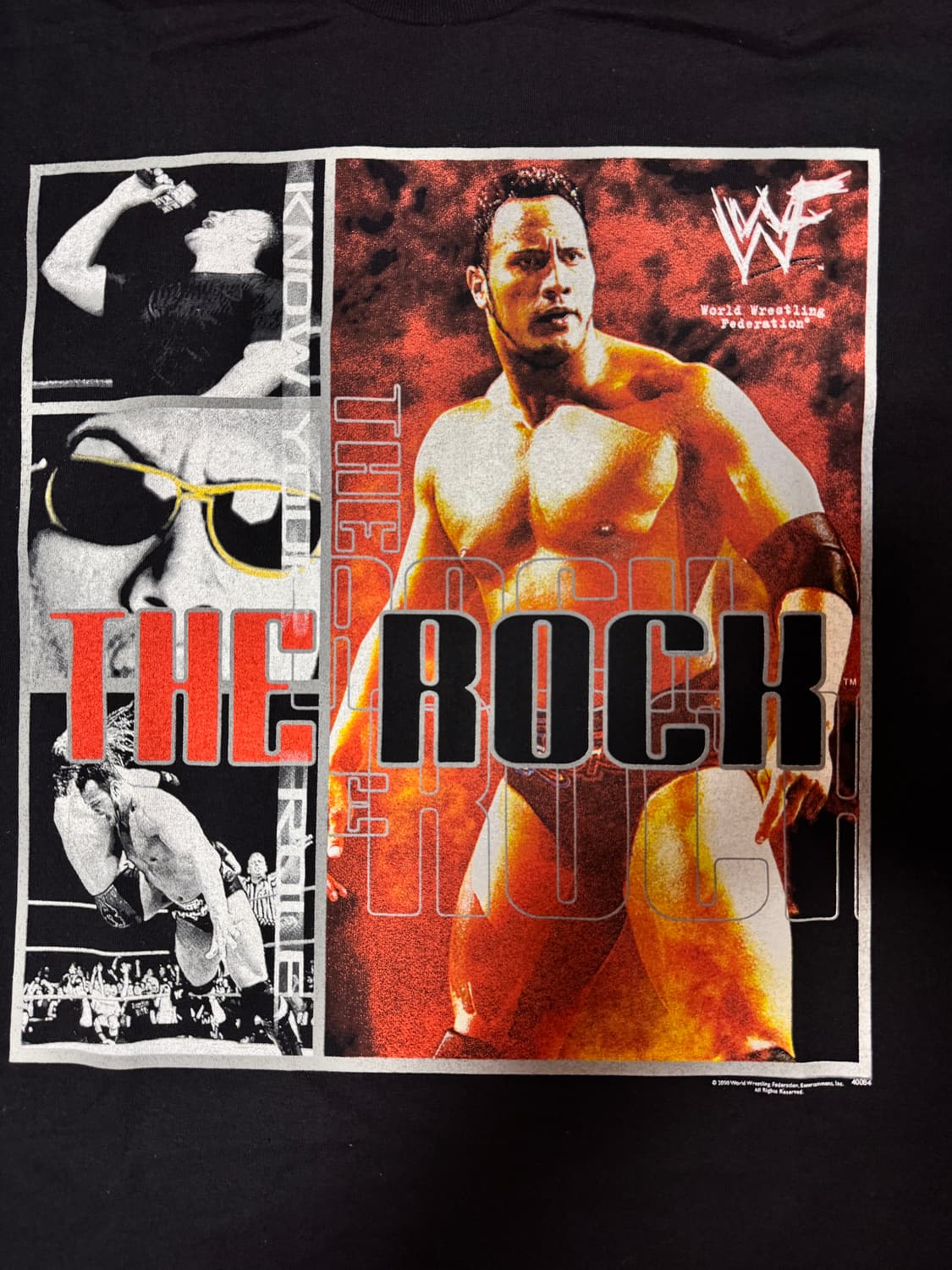 [XXL] WWF 더 락 빈티지 티셔츠(데드스탁) 상품이미지3