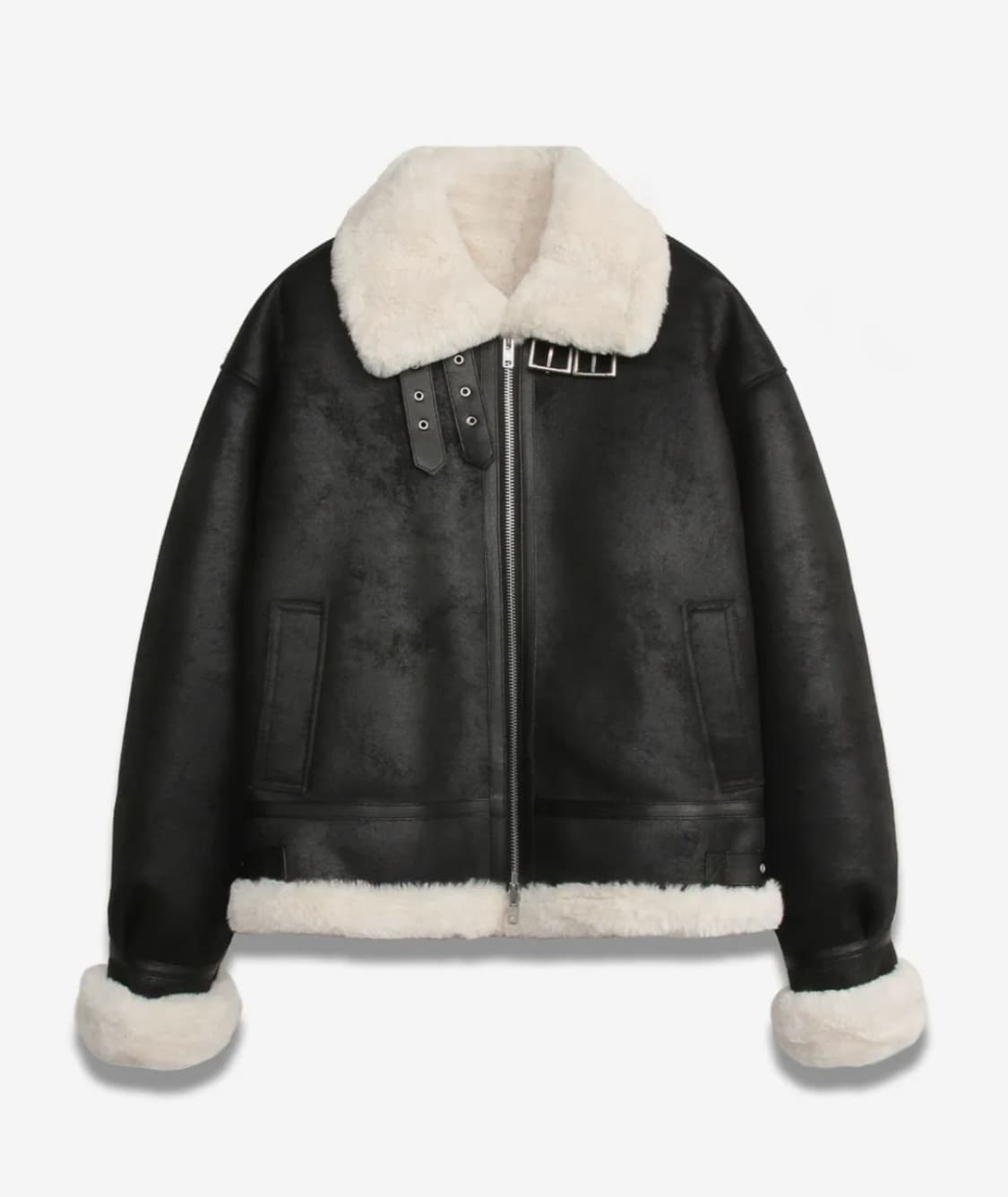 도프제이슨 하이넥 레더 무스탕 상품이미지1