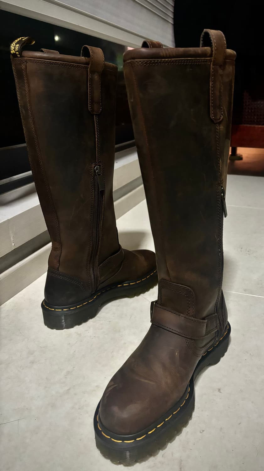 닥터마틴 애니스톤 니하이 브라운   BRW / 41871200 상품이미지3