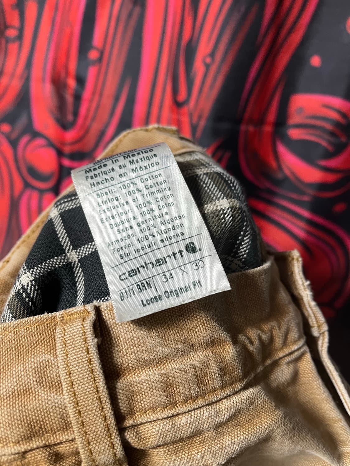 칼하트 카펜터 b111 BRN 상품이미지6