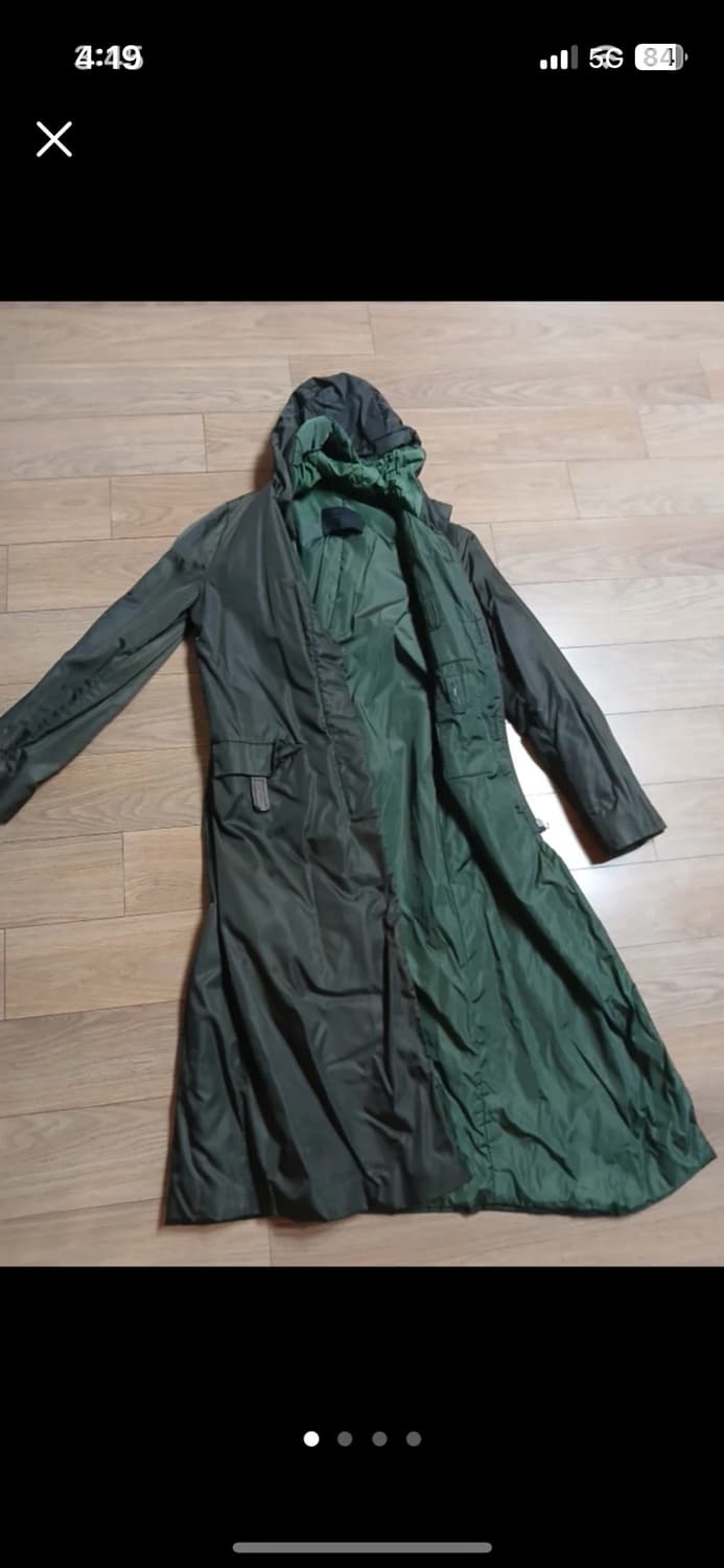 프라다 경량 롱 점퍼 상품이미지1